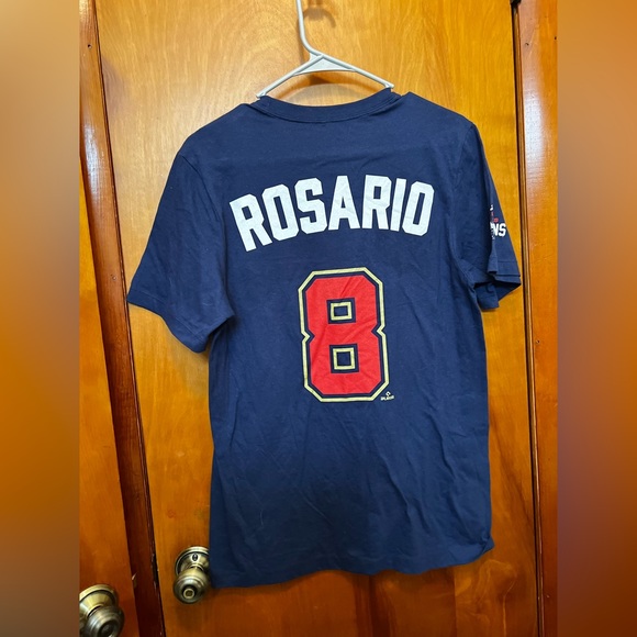 NWOT NIKE MLB Team Apparel Majestic Atlanta Braves EDDIE ROSARIO Baseball tee - Picture 4 of 5